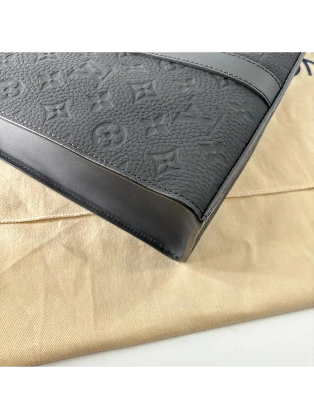 Louis Vuitton Monogram Taurillon Sac Plat Tote Bag